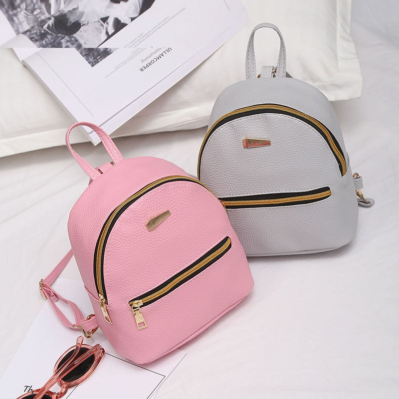 cute trendy mini backpacks Mini Backpack Women Teen Girls Multi-Functional Small PU Leather Shoul –  Easy Travel Keeper