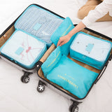 6 PCS Travel Storage Bag Set Wardrobe Organizer