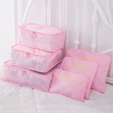 6 PCS Travel Storage Bag Set Wardrobe Organizer