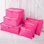 6 PCS Travel Storage Bag Set Wardrobe Organizer