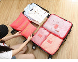 6 PCS Travel Storage Bag Set Wardrobe Organizer