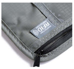 Waterproof RFID Nylon Travel document storage bag Card passport Bag Neck Wallet Money Document Card Passport Pouch