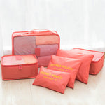 6 PCS Travel Storage Bag Set Wardrobe Organizer